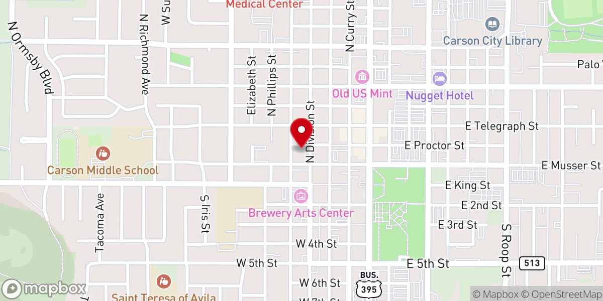 Map showing location of Small Blessings Preschool