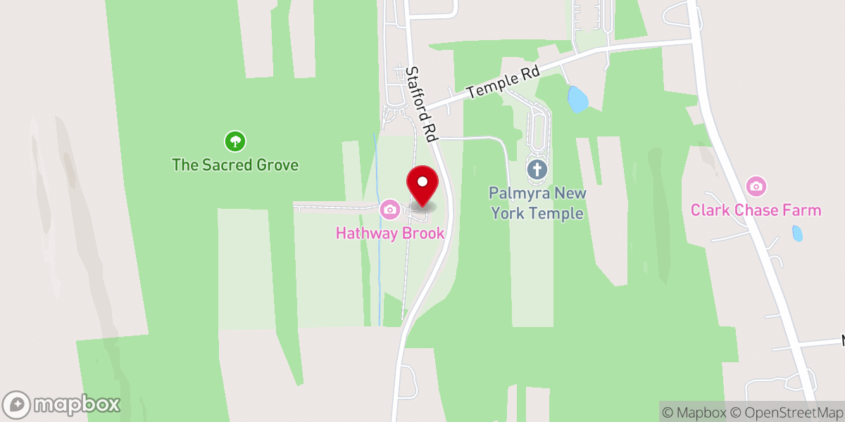 Map showing location of Smith Family Farm