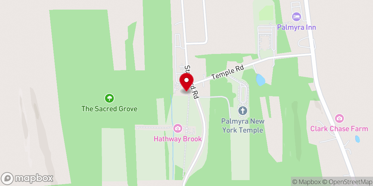 Map showing location of Smith Family Log Home