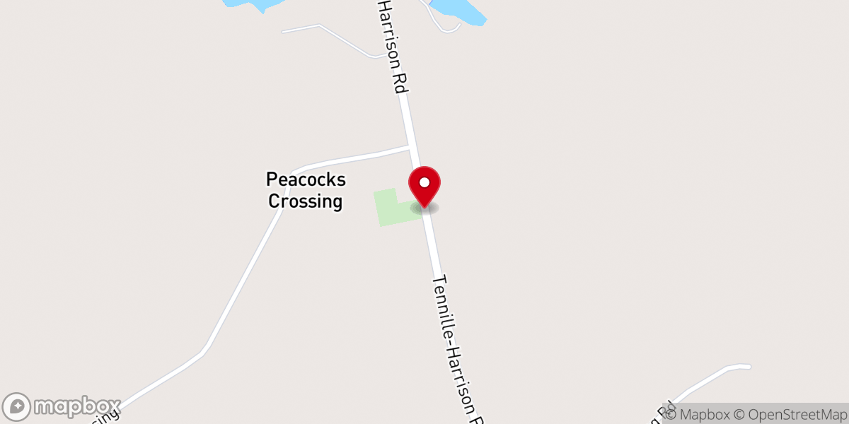Map showing location of Smith Grove Church