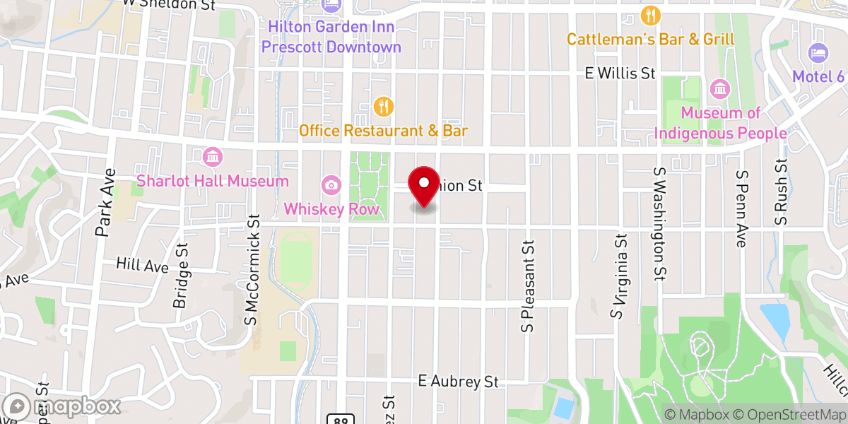 Map showing location of Solid Rock Christian Fellowship