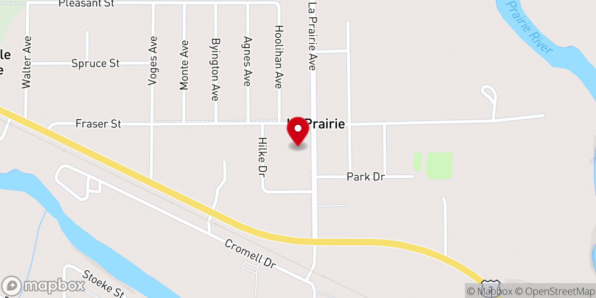 Map showing location of Solid Rock Church of God - Food Distribution Center