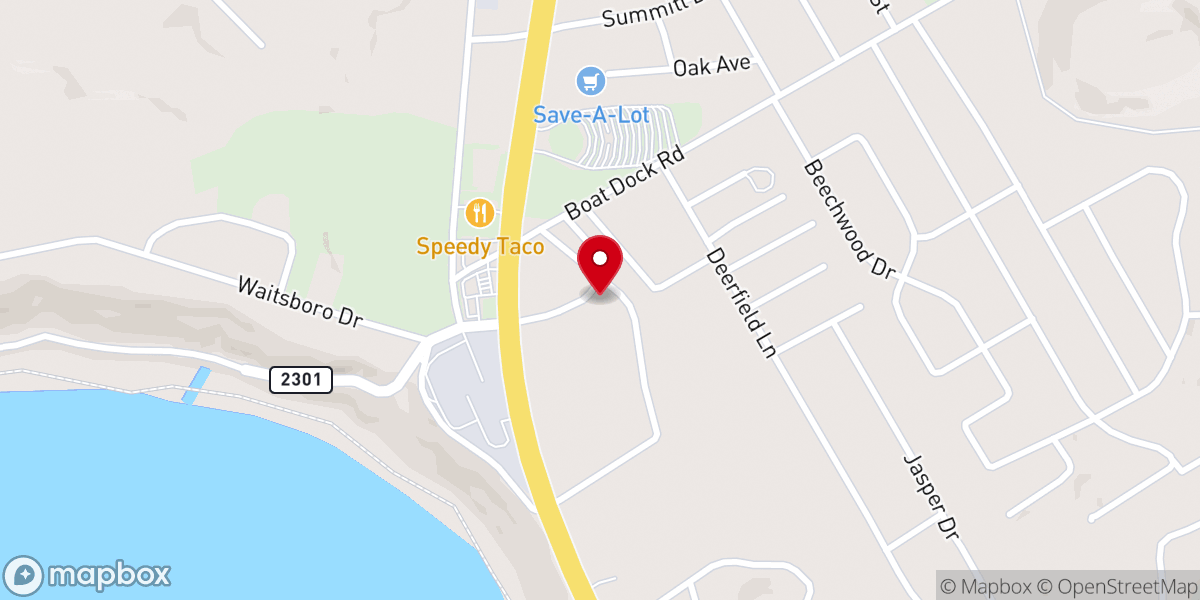 Map showing location of Somerset Wesleyan Church