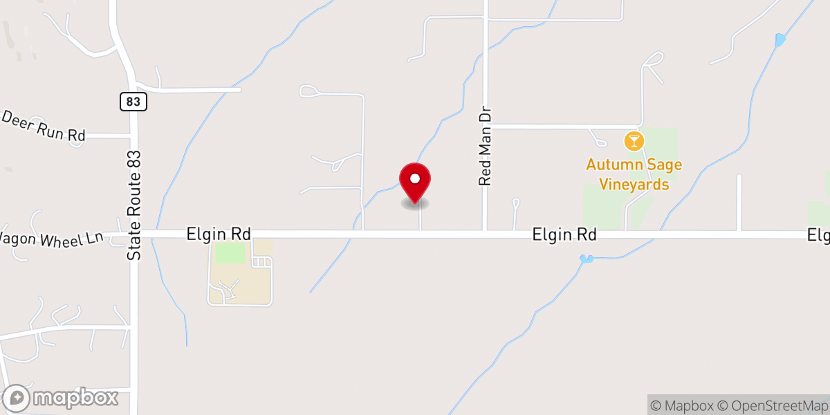 Map showing location of Sonoita Hills Community Church