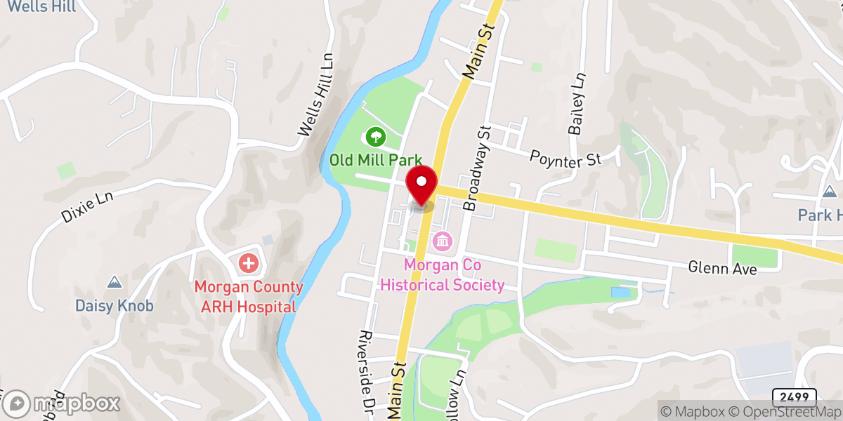 Map showing location of Sorghum Festival