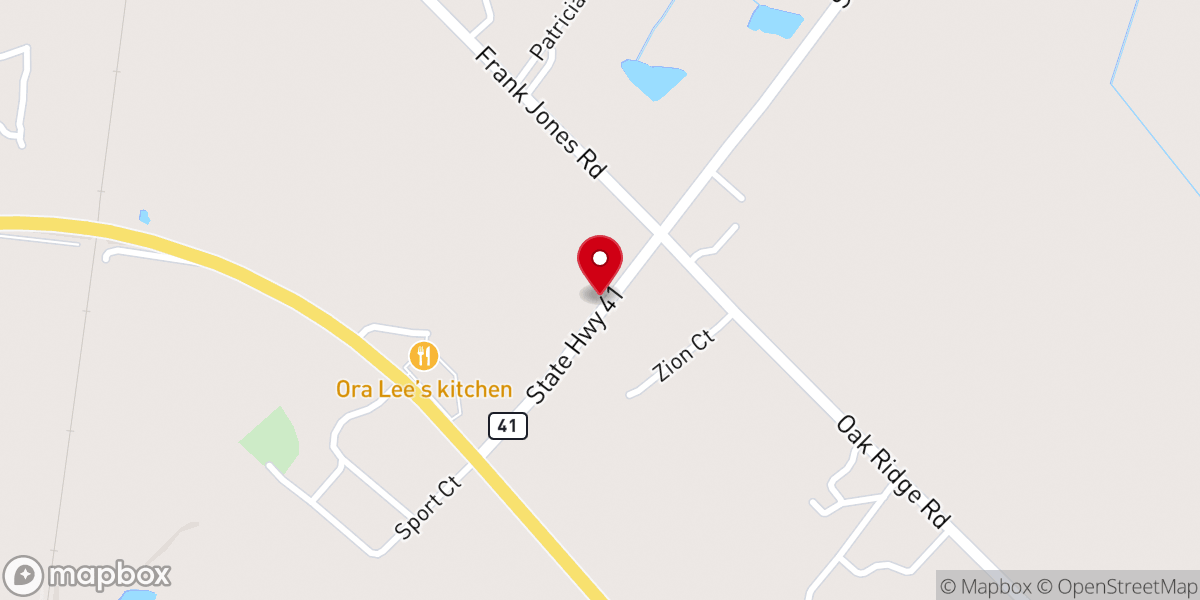 Map showing location of Soul Chapel A.M.E. Church