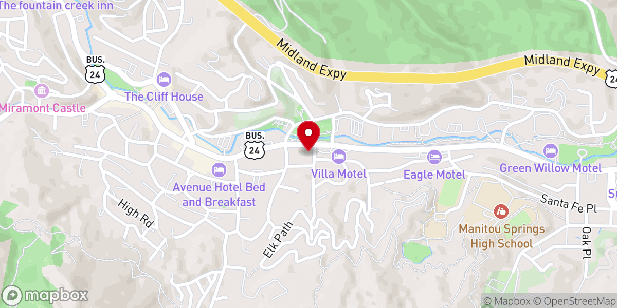 Map showing location of Souls Church