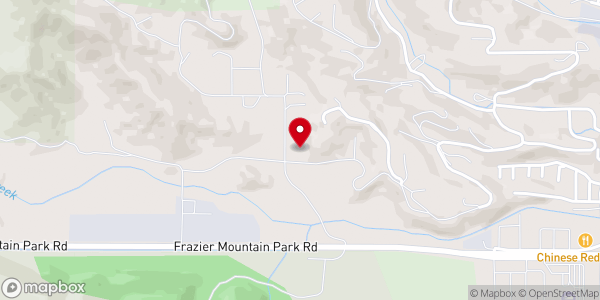 Map showing location of South Kern Christian Center