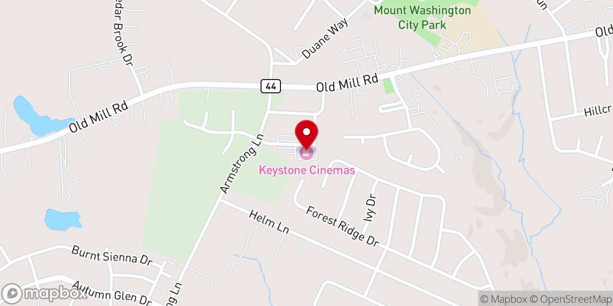 Map showing location of Southeast Christian Church Bullitt County