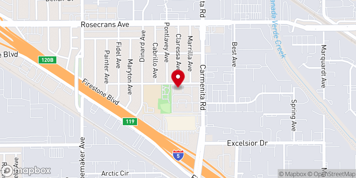 Map showing location of Spirit Life Community Church