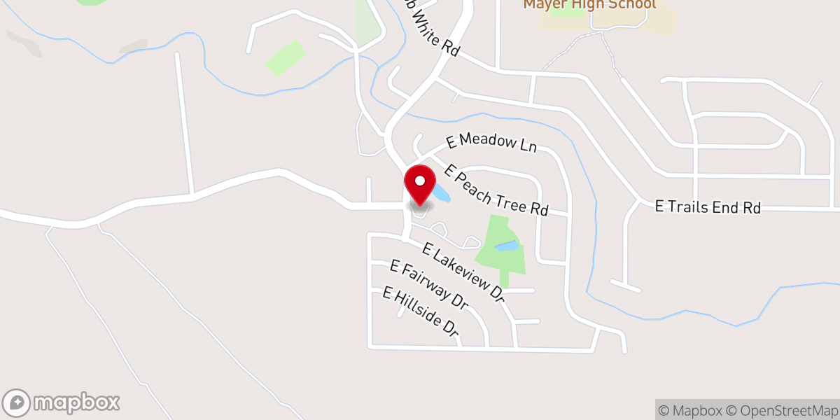 Map showing location of Spring Valley Community Church Arizona
