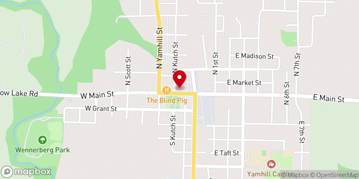 Map showing location of Springhill Community Church