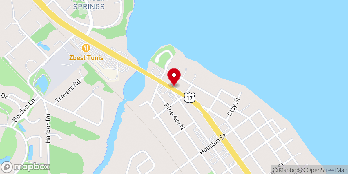 Map showing location of Springs Chapel