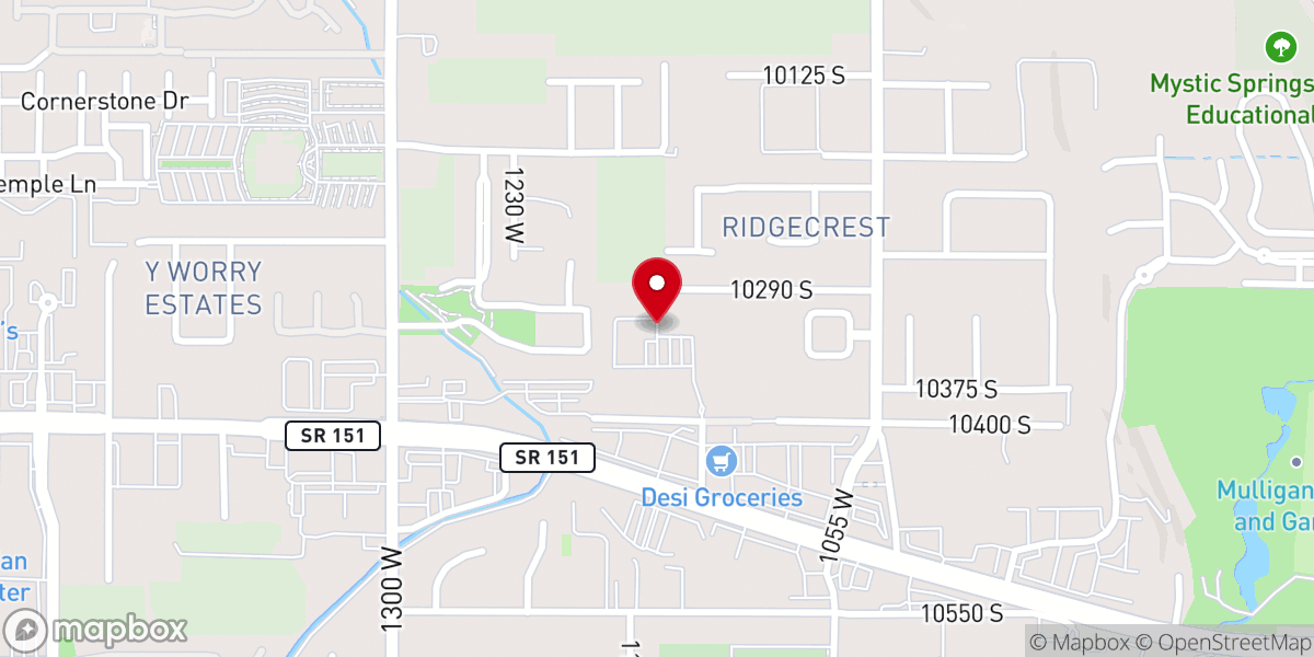 Map showing location of Sri Ganesha Hindu Temple of Utah