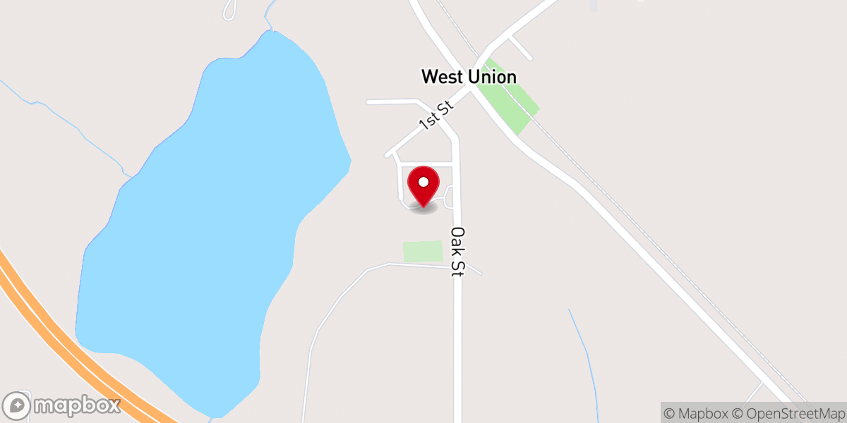 Map showing location of St Alexius Catholic Church