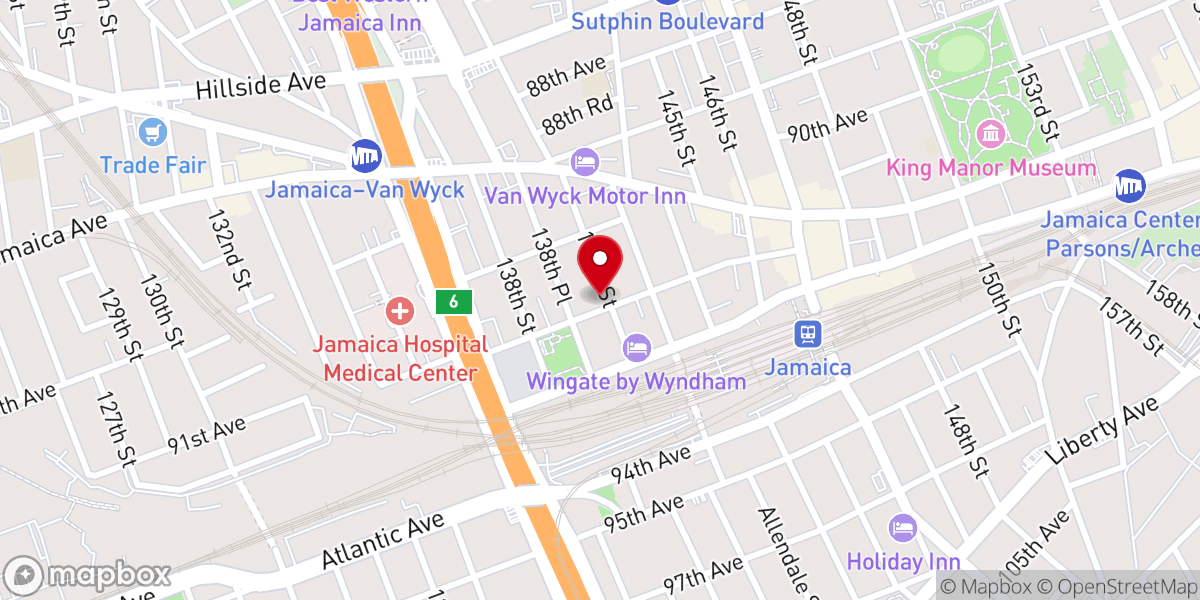 Map showing location of St Andrews Romanian Orthodox Church