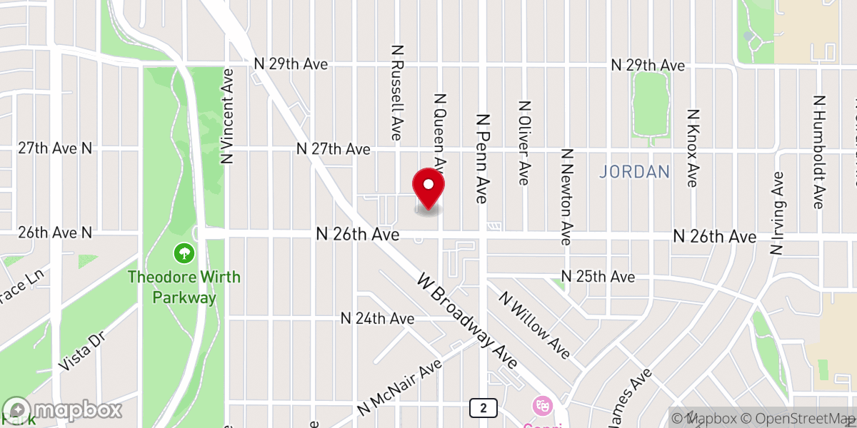 Map showing location of St Anne-St Joseph Hien Church