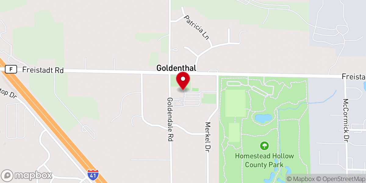Map showing location of St Boniface School and Family Center