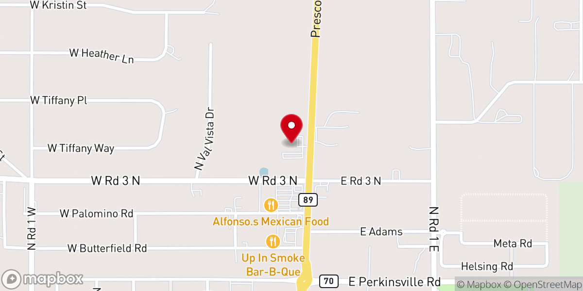 Map showing location of St. Catherine Laboure Catholic Church