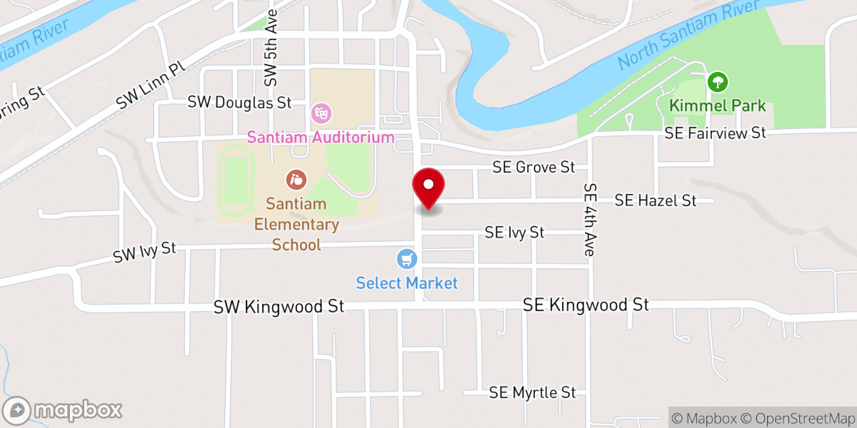 Map showing location of St. Catherine Of Siena, Mission