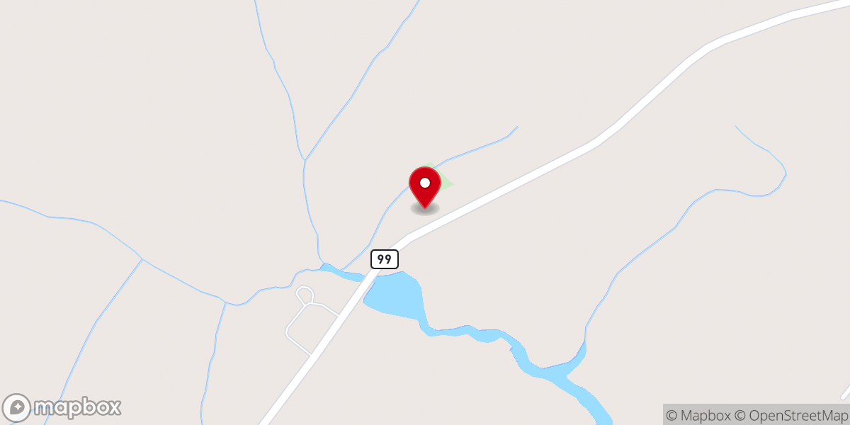 Map showing location of St Clair's Church of Christ