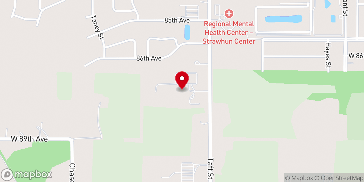 Map showing location of St. Elijah Event Center