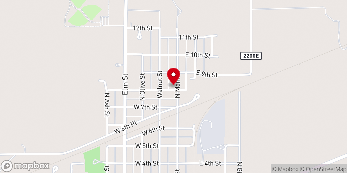 Map showing location of St. Elmo Seventh-day Adventist Church