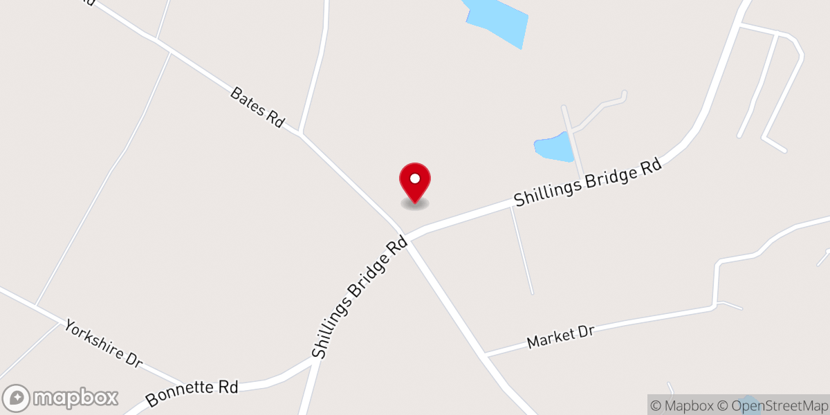 Map showing location of St George Baptist Church