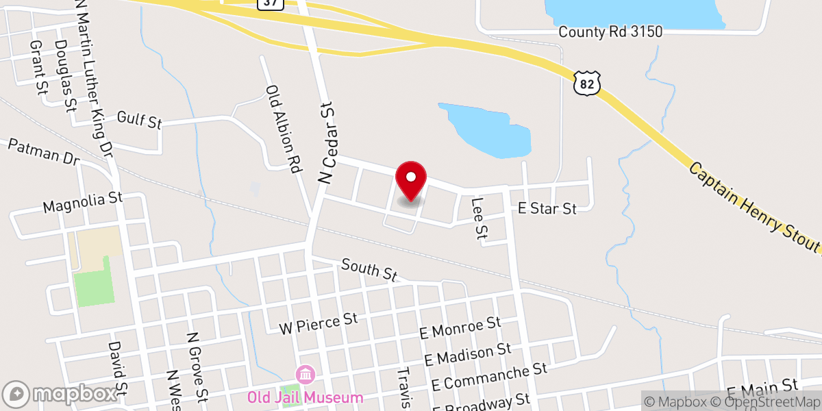Map showing location of St. James