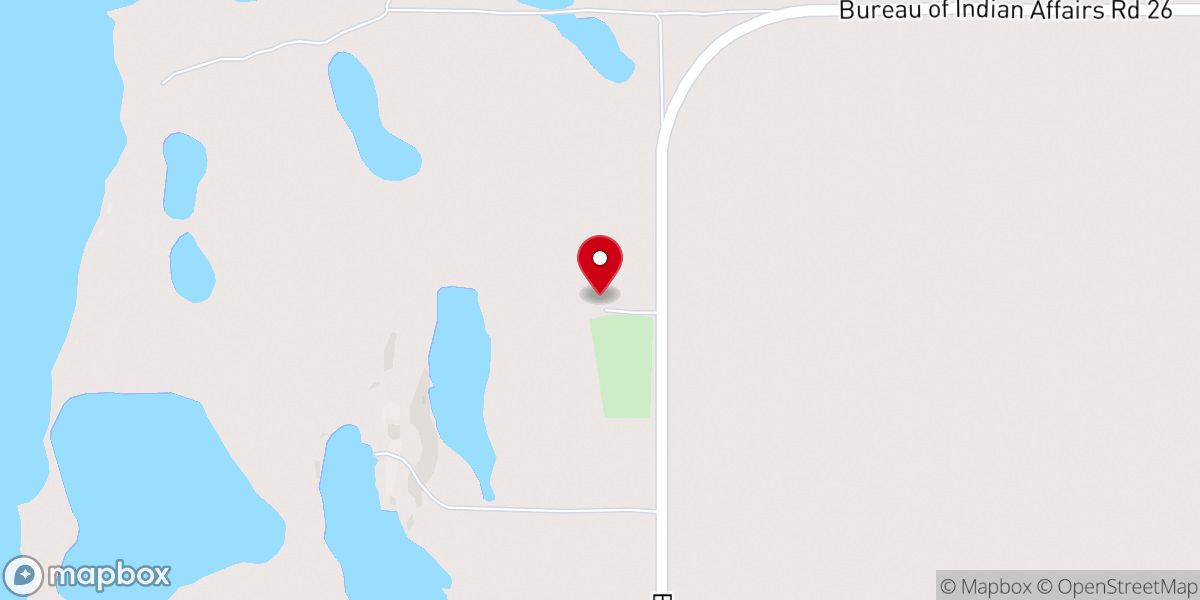 Map showing location of St. Jerome's Catholic Church