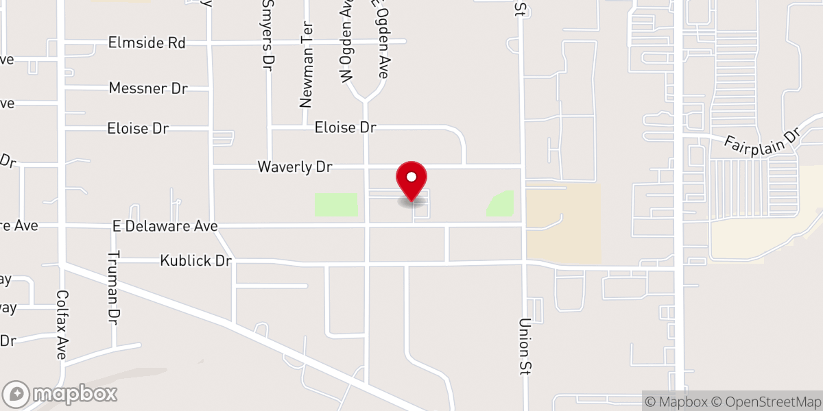 Map showing location of St John & Bernard Parish Nurse