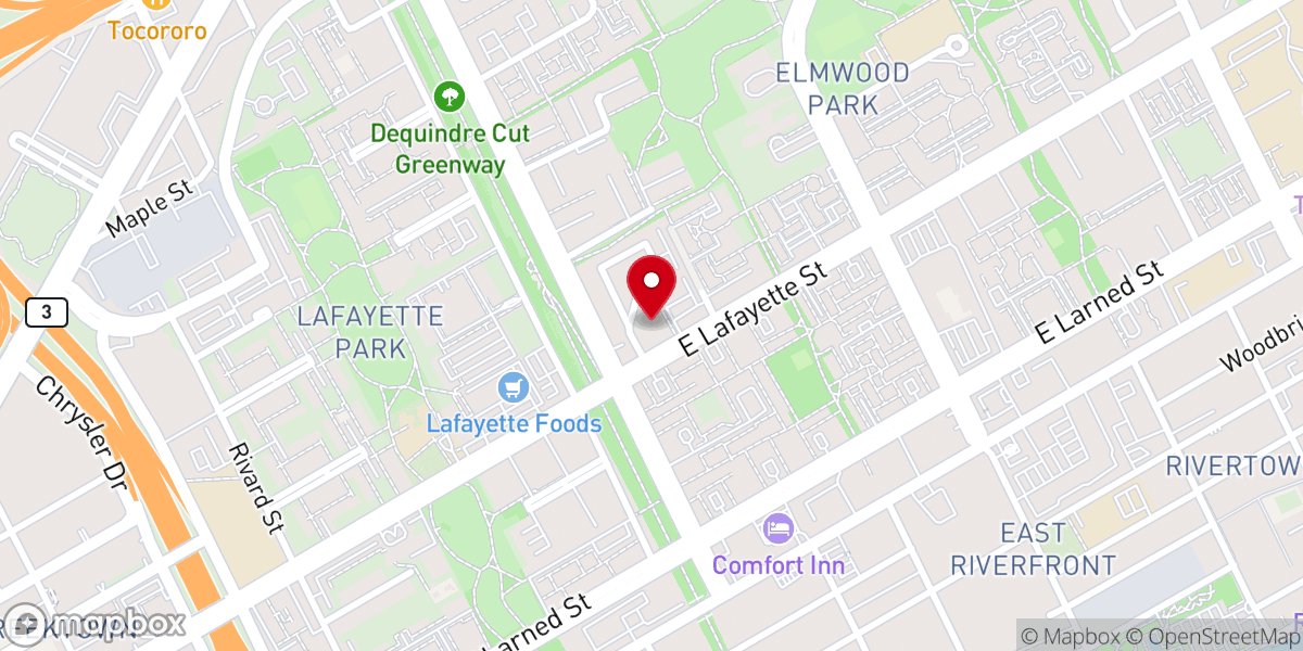 Map showing location of St John Presbyterian Church