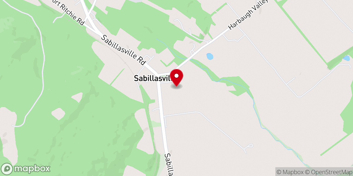 Map showing location of St John's Reformed Church Pavilion / Picnic Grounds