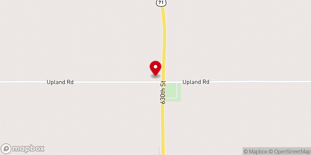 Map showing location of St John's United Church-Christ