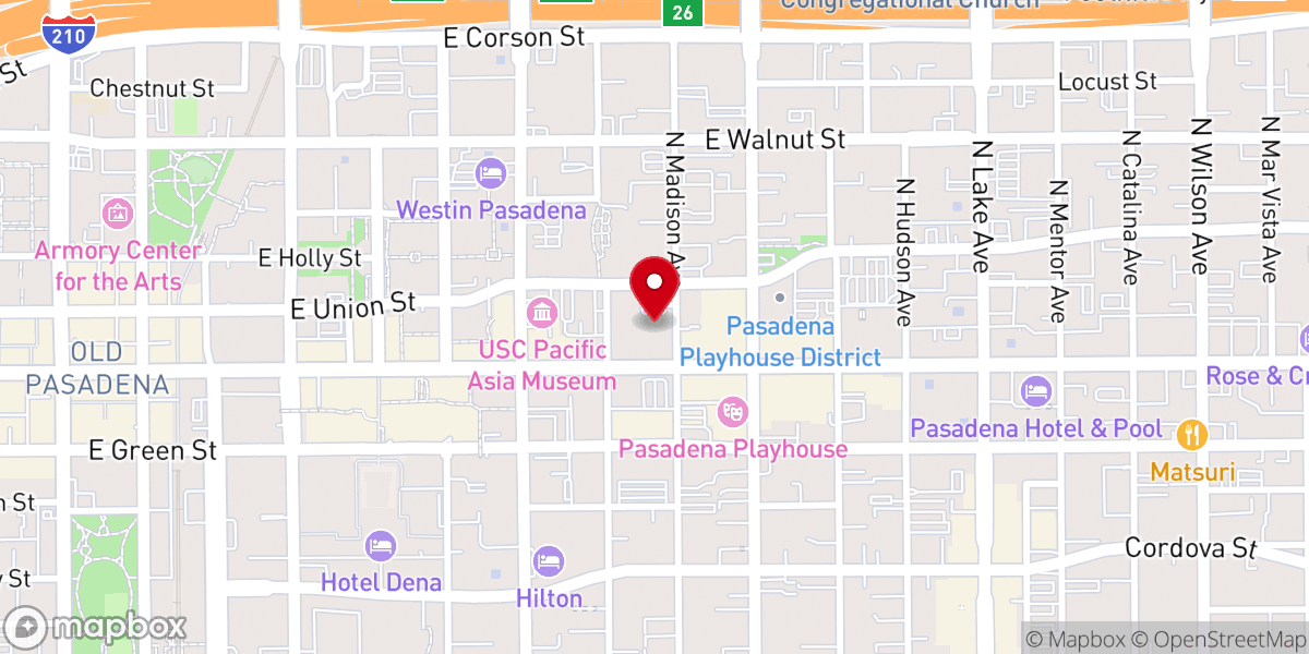 Map showing location of St. John the Apostle Christian Church