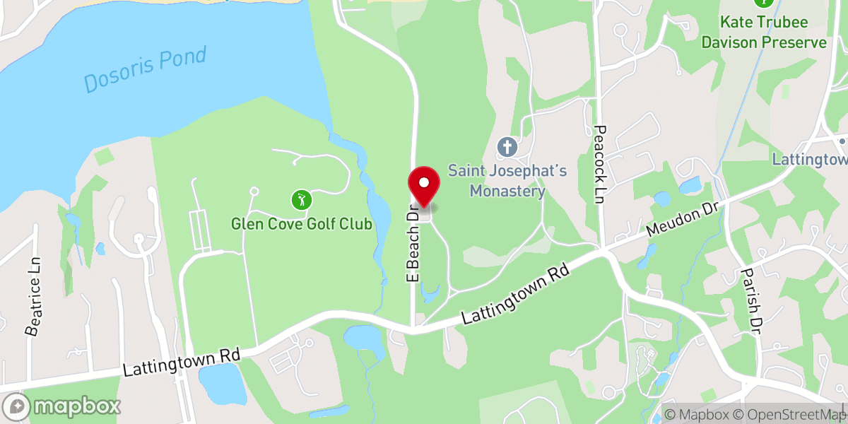 Map showing location of St Josaphat's Retreat House