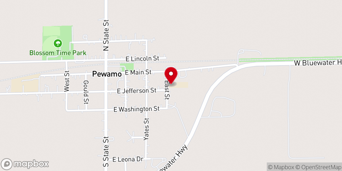 Map showing location of St Joseph's Elementary School