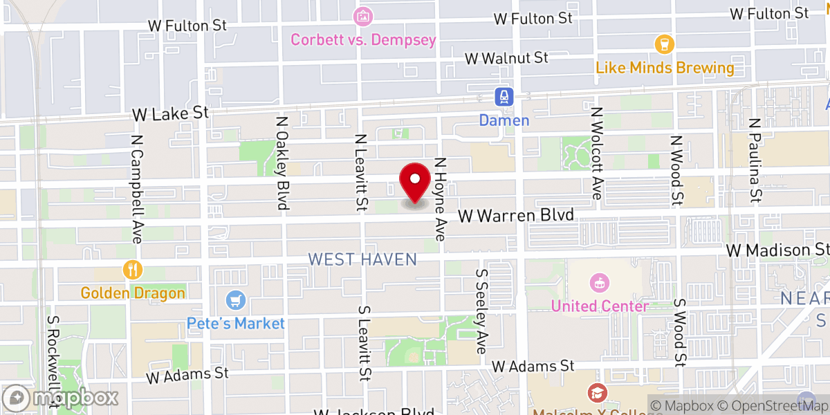 Map showing location of St Leonard's Ministries