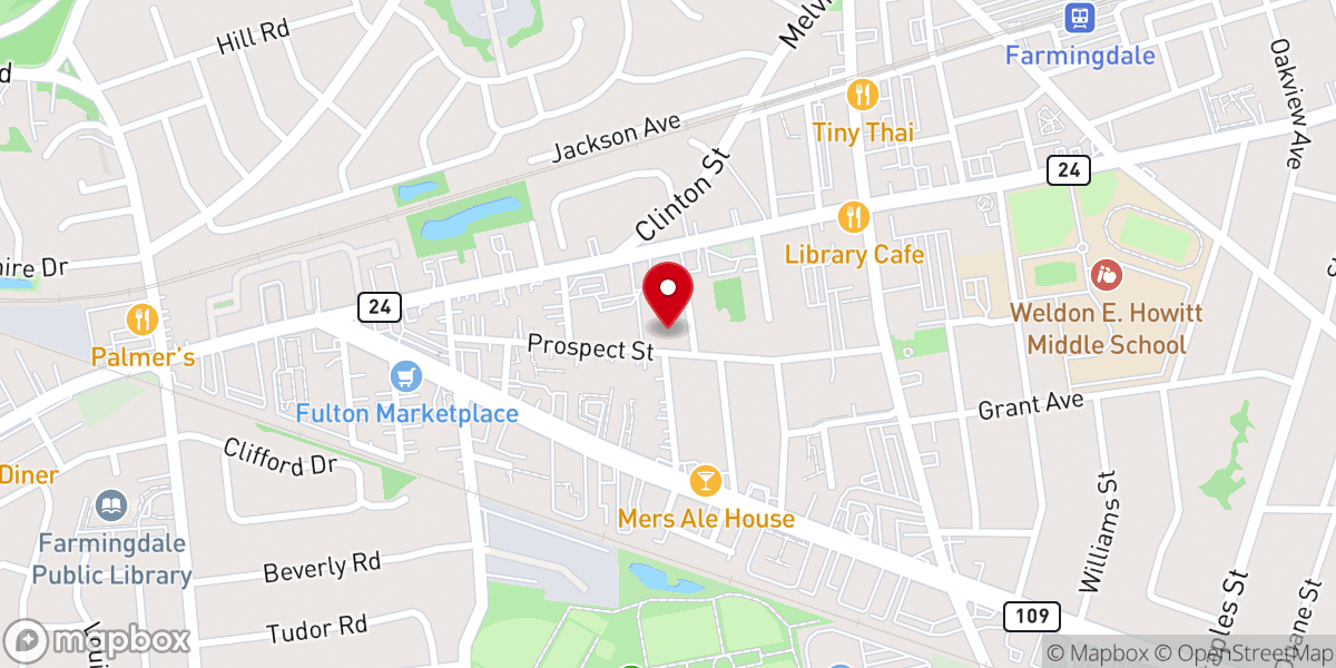 Map showing location of St Luke’s Early Childhood Education Center