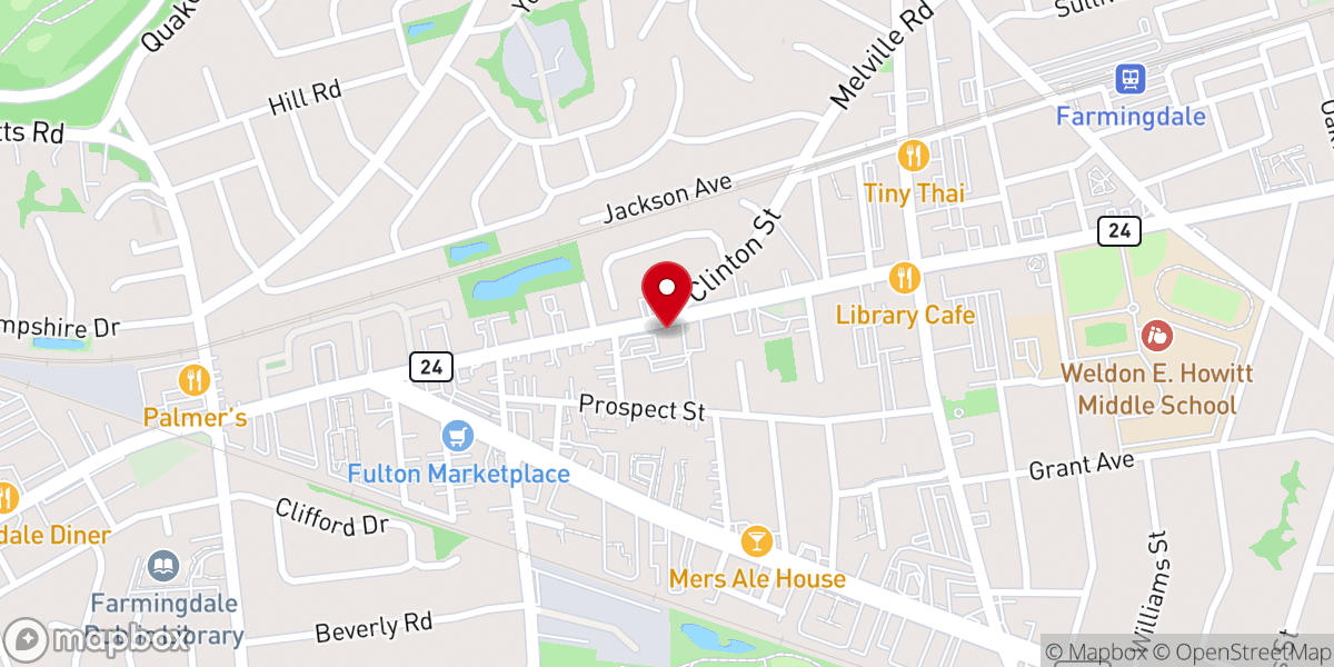 Map showing location of St. Luke's Parish Activities Center