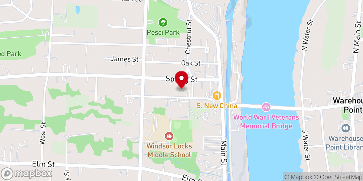 Map showing location of ST MARY PARISH CENTER