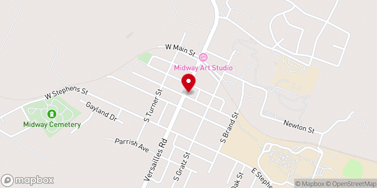 Map showing location of St. Matthew A. M. E. Church