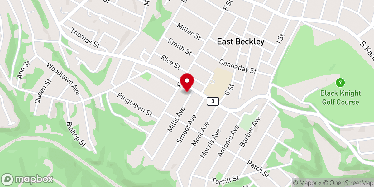 Map showing location of St Matthew AME Church