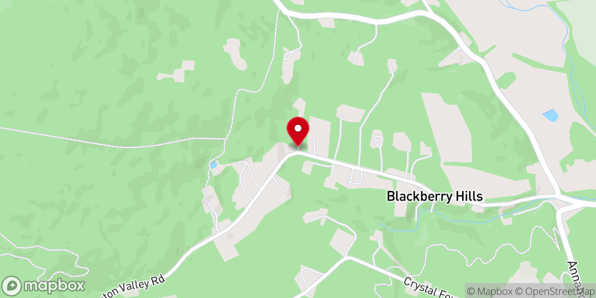 Map showing location of St Nektarios Monastery and Retreat Center