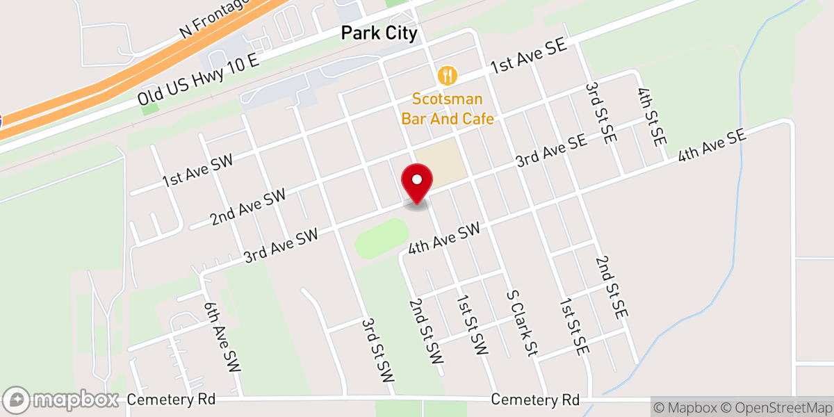 Map showing location of St Paul Lutheran Church and Little Fishes Preschool
