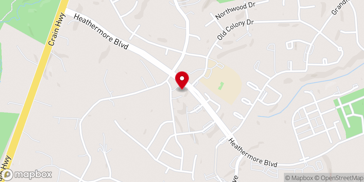 Map showing location of St Paul's Moravian Church