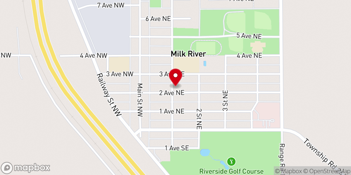 Map showing location of St. Pauls United Church