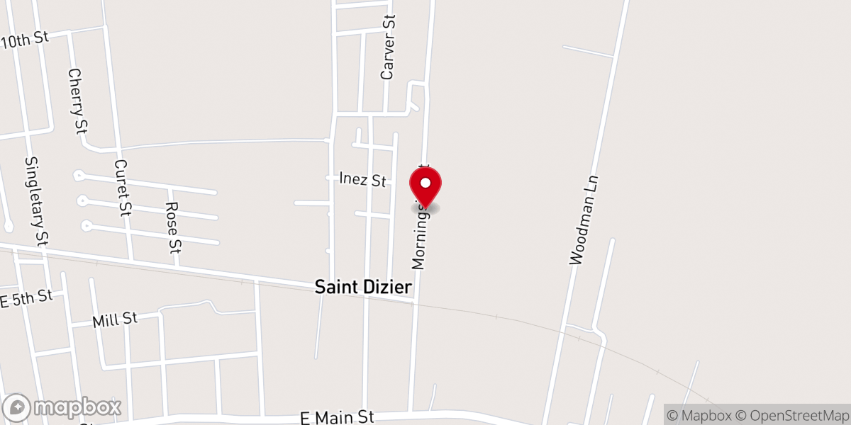 Map showing location of St Peter African Methodist Episcopal Church