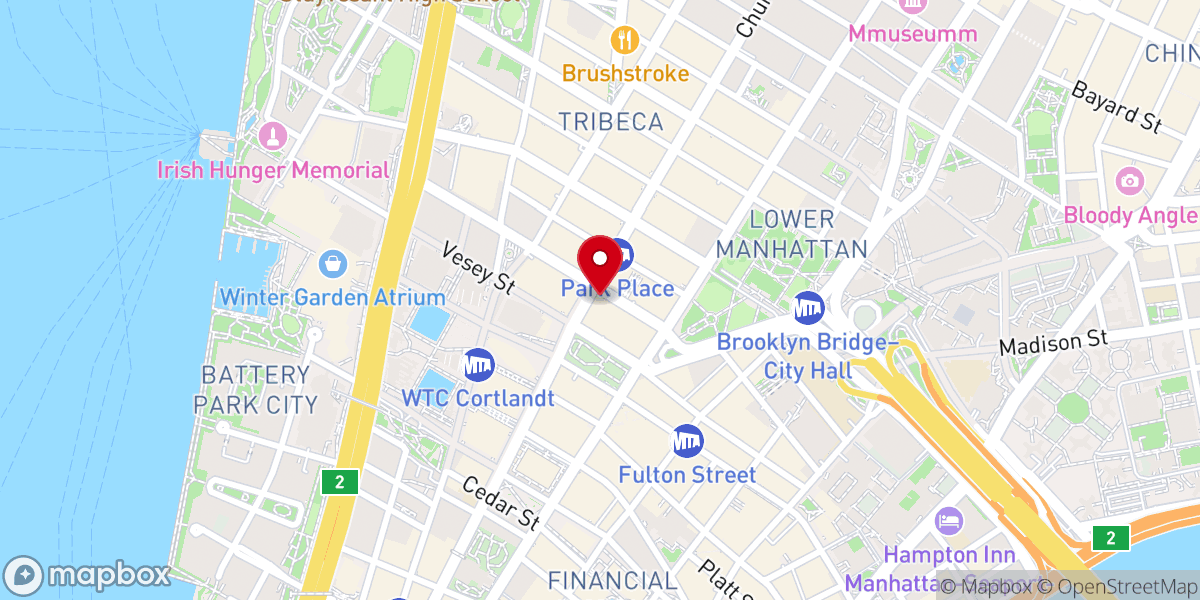Map showing location of St Peter's Roman Catholic Church