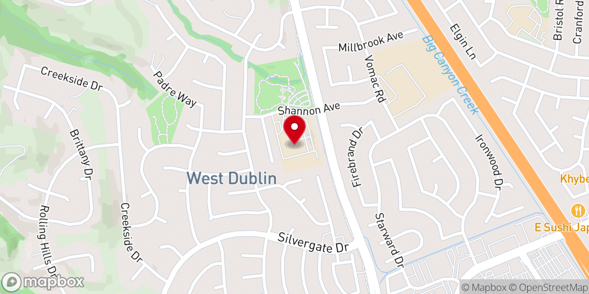 Map showing location of St Raymond School